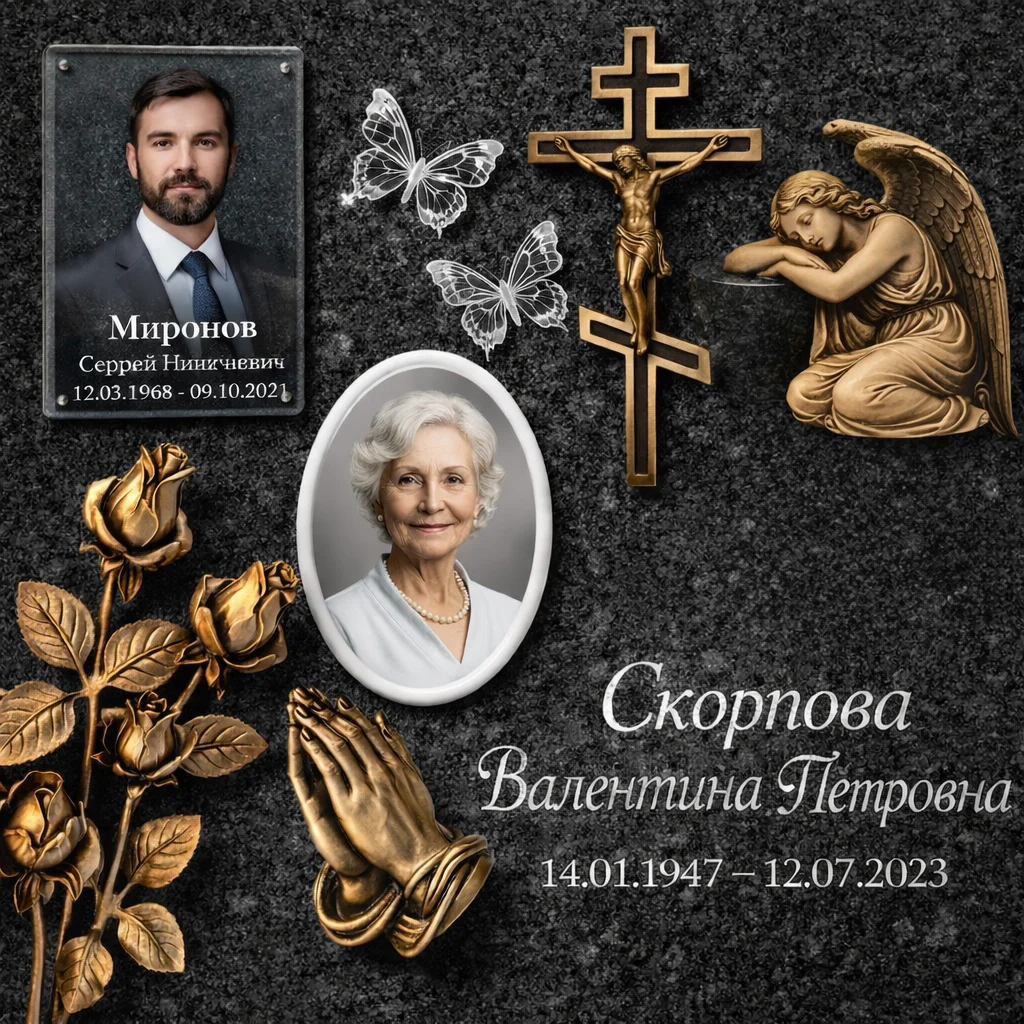 Оформление памятника Оформление памятника