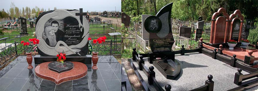 Памятник лебедь Памятник на кладбище