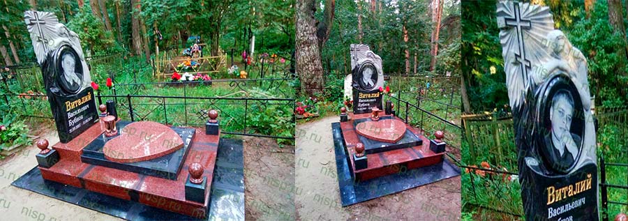 Памятник на могилу из гранита Памятник сердце из гранита на могилу