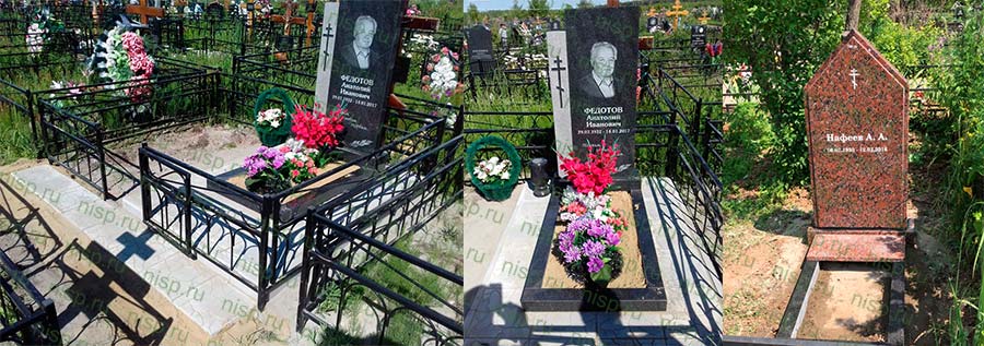 Памятник Памятник из гранита красного и черного