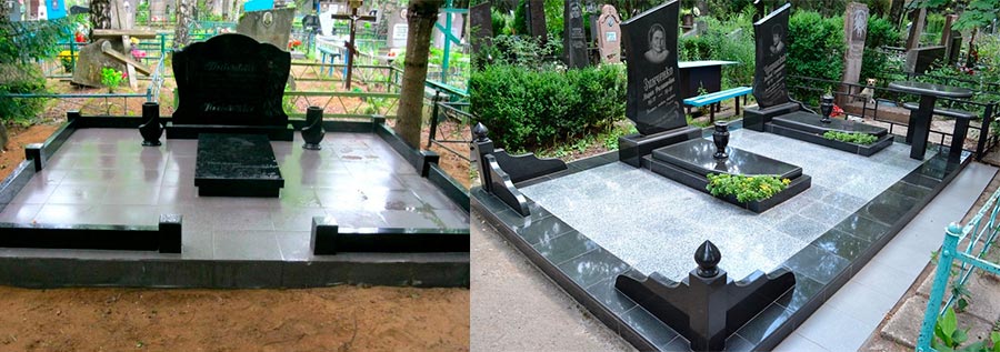Двойной памятник Двойные памятники из гранита