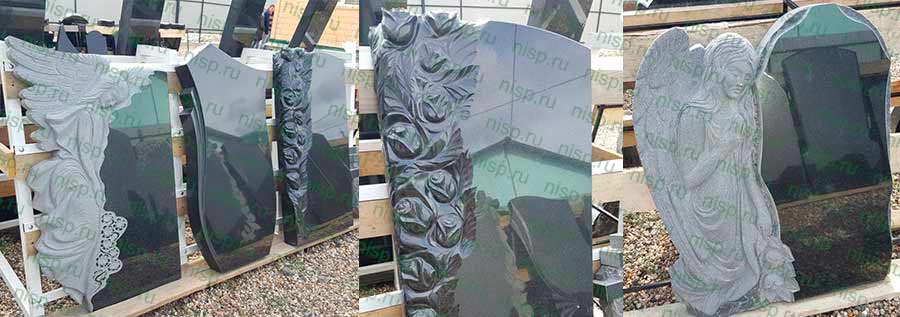 Памятник в виде ангела Памятники ангелы с розами на могилу из гранита